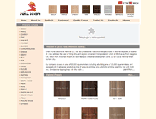 Tablet Screenshot of fuma-decor.com